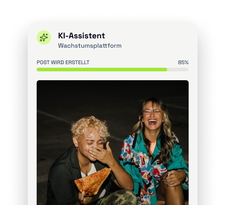 KI erstellt Social-Media-Inhalte